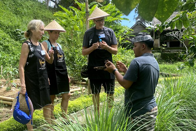 authentic Balinese organic cooking class in Ubud - The farm-to-garden part: harvesting staples the right way