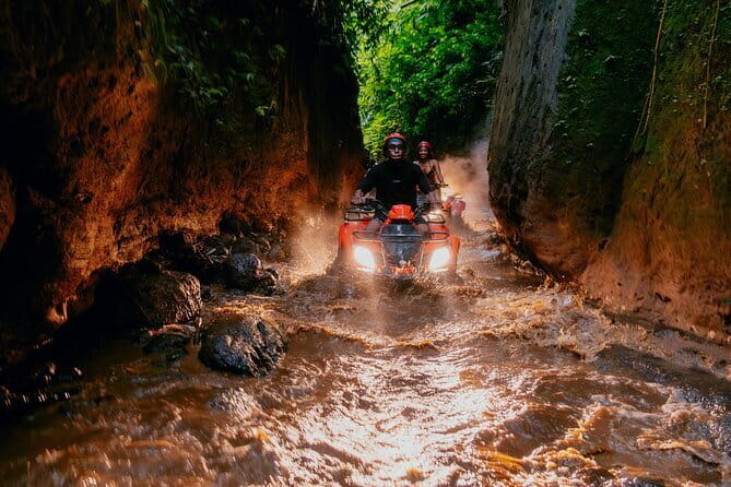 Bali ATV Bike Cave and waterfall with hotel Pick Up And Lunch - Getting There: Hotel Pickup, Private Transport, and Timing