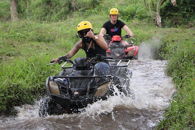 Bali ATV Quad Bike Adventures - The ATV Track: Puddles, Rice Fields, Bamboo, and a Tunnel