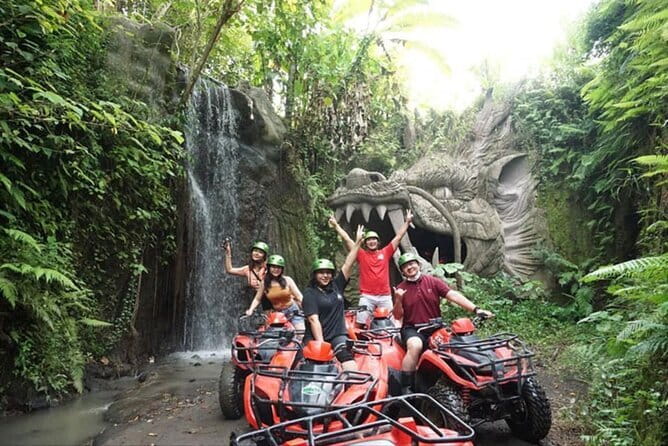 Bali ATV Quad Bike and White Water Rafting - All Inclusive - Jungle ATV quad biking: rice fields, a tunnel, and wet-track fun
