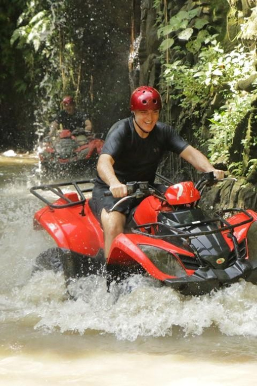 Bali: ATV Quad Bike, River Tubing Adventure All Inclusive - The Wos River tubing: calm float, then a few punchier spots