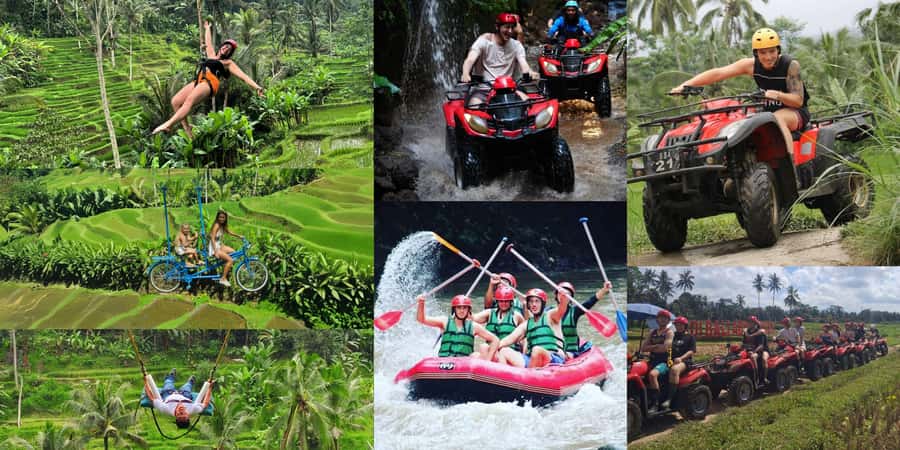 Bali: ATV Rafting Zipline Swing &Sky Bike in Ubud Rice Field - The Private Rice-Field Stop: More Than Just a Photo Opportunity