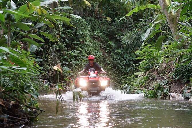 Bali ATV Ride and White Water Rafting - After lunch: switching from paddles to throttle