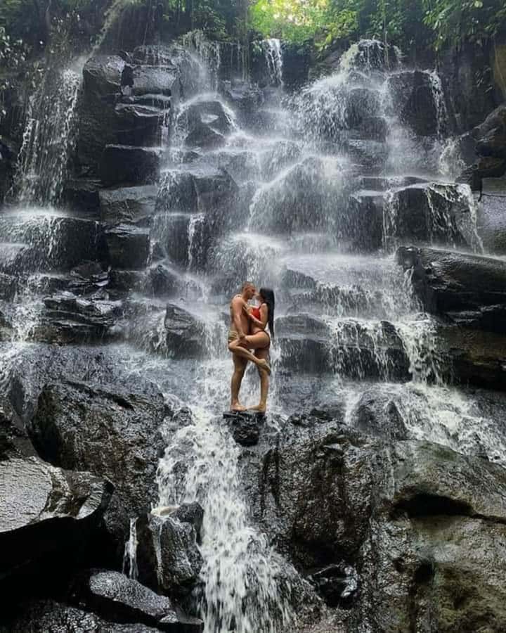 Bali: Best of Ubud Waterfalls Tour - Tegenungan Waterfall: 20 Meters, Cliff Views, and a Tiny Purification Dip