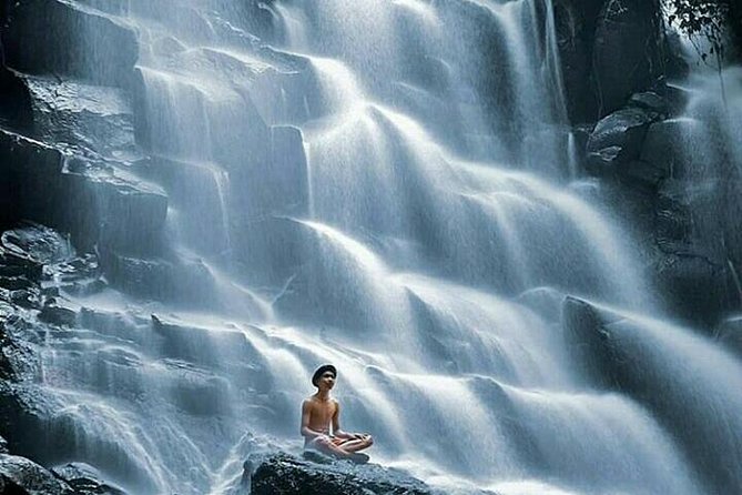 Bali best waterfall - Kanto Lampo: Water Sliding Over Rock Steps