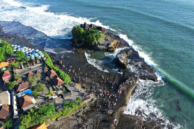 Bali Charm: Full-Day Bedugul and Tanah Lot Tour (UNESCO) - All Inclusive Tickets - Stop 4: Tanah Lot Temple and the sea-temple photo moment