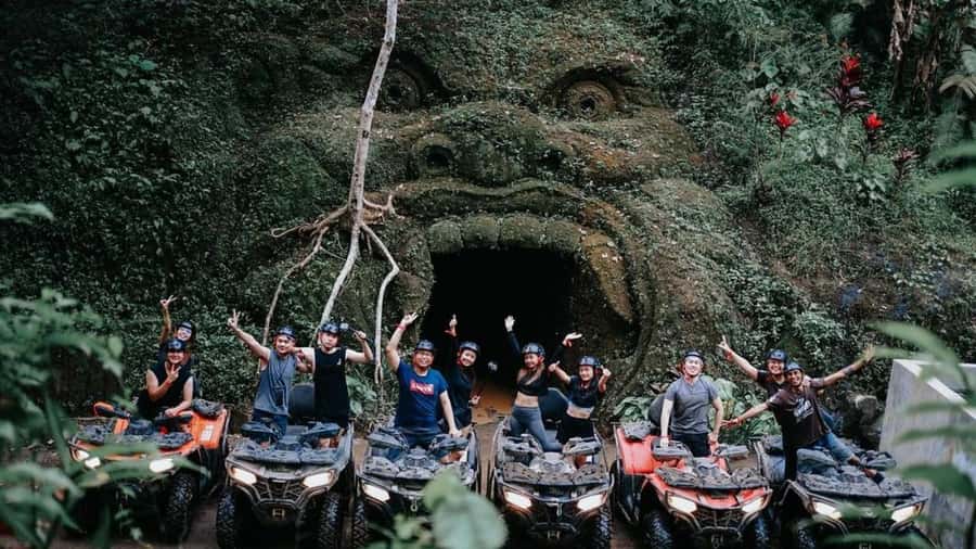 Bali: Gorilla Cave ATV and Lazy River Tubing & Cretya Sunset - Ubud river tubing: 4.5 km, seven class II-plus rapids