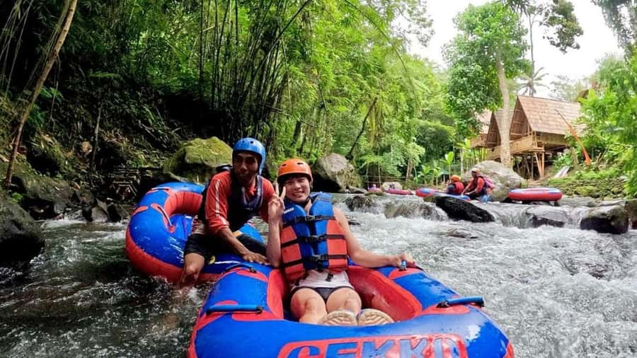 Bali: Gorilla Cave ATV and Lazy River Tubing & Cretya Sunset - Getting to Tubing Basecamp and keeping the day smooth