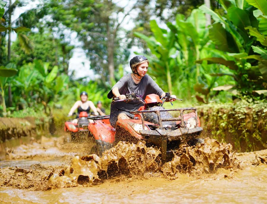 Bali: Gorilla Cave Quad Bike Tour & Cretya Infinity Pool - ATV Safety First: Bike Checks, Helmets, and Clear Coaching