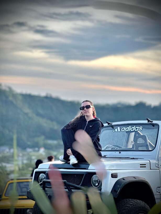 Bali: Hidden Waterfall & Mt. Batur Sunset Jeep Private Tour - Ulu Petanu Waterfall: guided, calm, and easy to enjoy