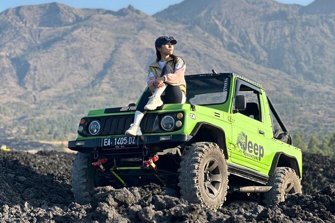 Bali Mount Batur Jeep Sunrise and Black Lava Jeep Tour - Jeep time: what you’ll actually do with the black lava and sand