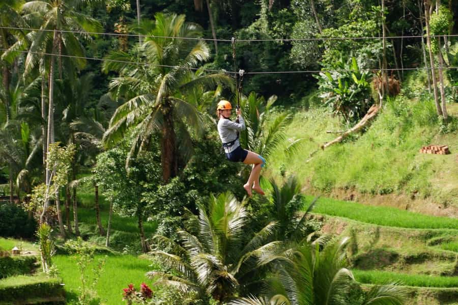Bali: Mount Batur Sunrise Trek & Ubud Zip-Line Adventure - Trekking Under the Stars: Cold, Footwear, and Monkey Safety