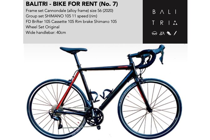 Bali road bike hire / rent - The deposit, pedals, and helmet: small fees that affect your trip plan