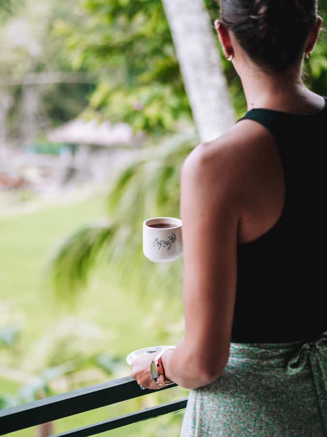 Bali: Sacred Water Temple Ritual and Balinese Healing Spa - Herbal jacuzzi bath and herbal tea with tropical views