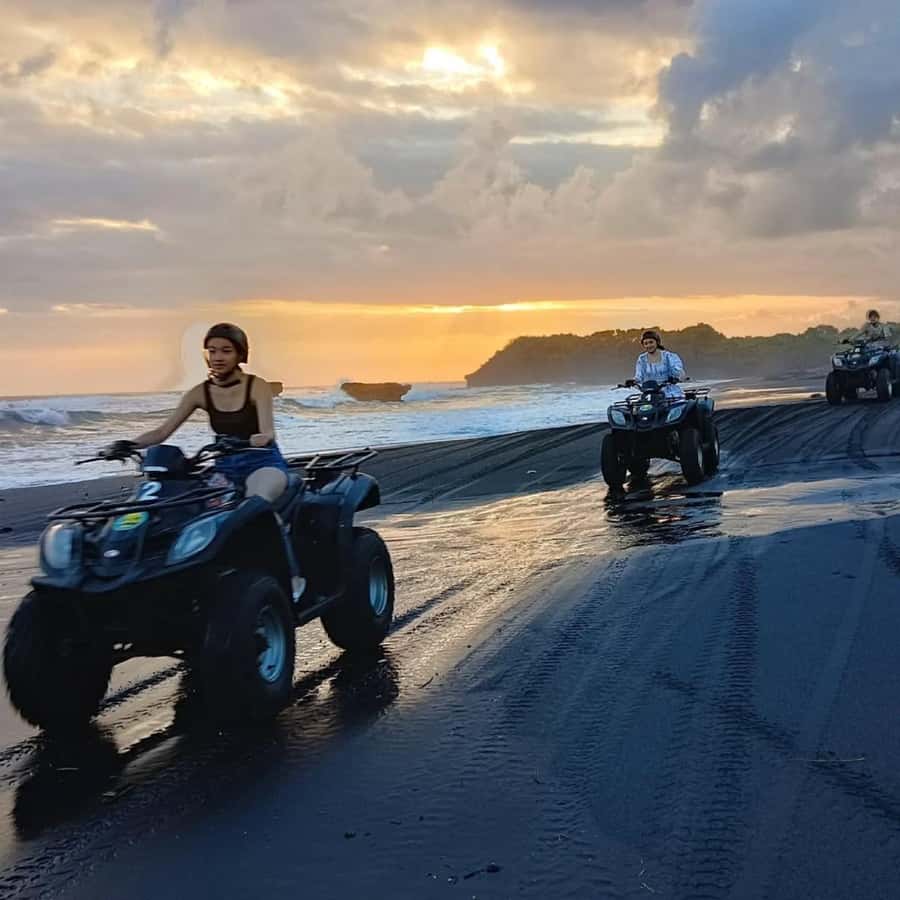 Bali: Sunset ATV and Dirt bike Adventure on the Beach - Rivers and muddy jungle trails: where the fun turns into work