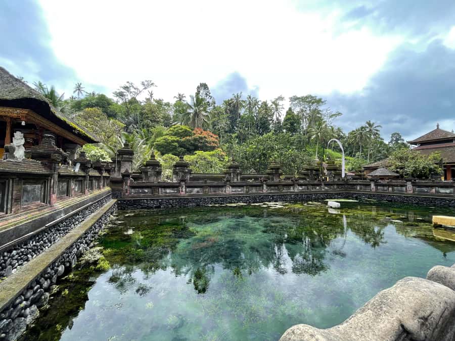 Bali: Tirta empul Temple, Rice terrace and Waterfall - Bali swing photo stop: Fun shots with guardrails