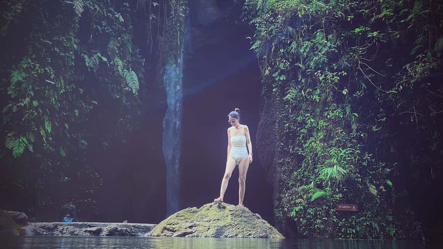 Bali: Ubud Gorilla Cave Track ATV & Waterfall Tour with Meal - ATV track highlights: rice fields, rivers, hills, and Gorilla Face Cave vibes