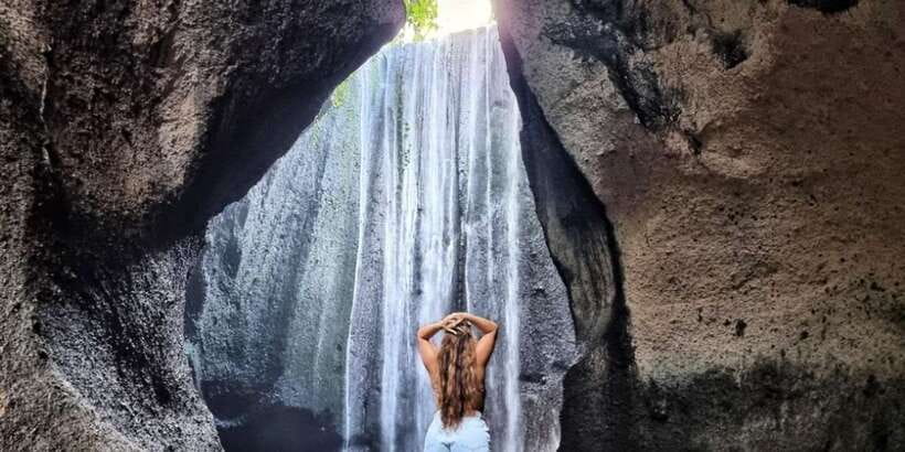 Bali: Waterfall and Rice Terrace Private Day Trip - Tibumana Waterfall: Quiet Waterfall Energy Near Ubud