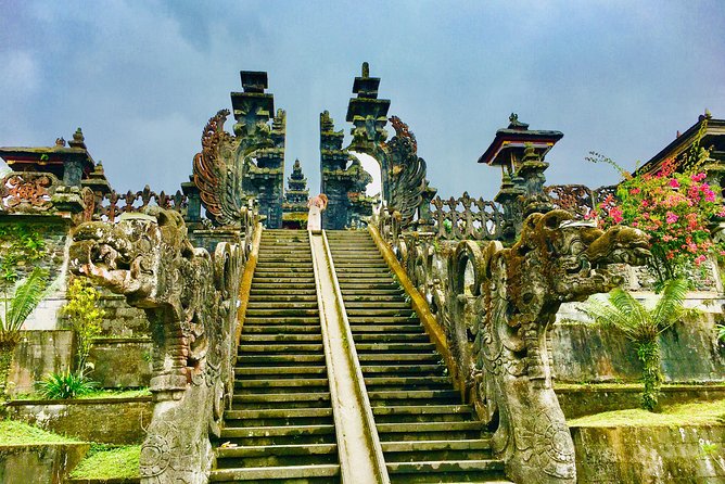 Bali Waterfalls and Temples Tour - Stop 4: Goa Raja Waterfall for steps, cool water, and an infinity-pool feel