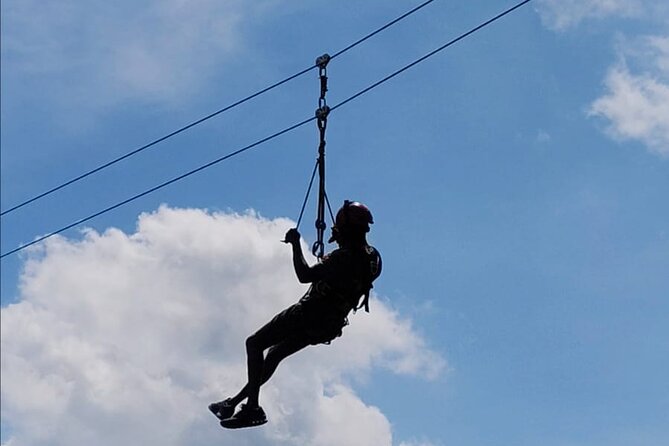 Bali: Zipline + Watersport Trio (Jetski, Parasailing, BananaBoat) - U Fun Field in Ubud: the rice-terrace start with extra add-ons