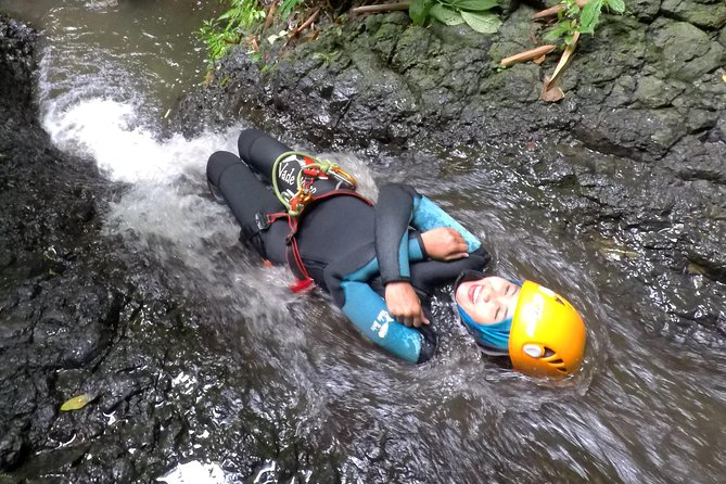 Beginner canyoning trip in Bali "Egar canyon " - Waterfalls, slides, pools, and rappels: the beginner-friendly obstacle mix