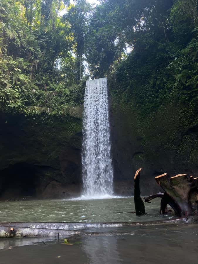 Best Watefalls, Monkey Forest, Temple and Rice terrace - Kanto Lampo Waterfall: Photos, Rock Steps, and a Fresh Spray