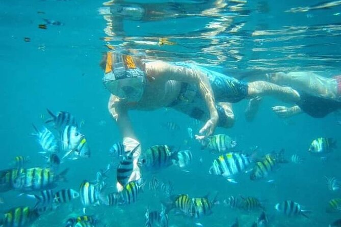 Blue Lagoon Snorkeling Kanto Lampo and Tegenungan Waterfall Tour - Padangbai snorkeling: gear, life jackets, and a captain on standby
