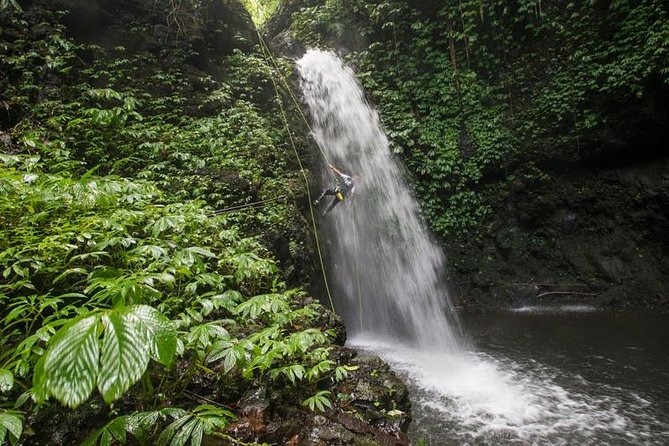 Canyoning Bali : Anahata CANYON (Adventure, discovery, nature) - The route: sunny upper walls, then Excalibur’s narrow-gorge challenge