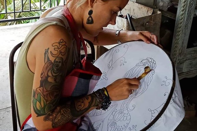 Crafting Heritage Batik Painting Workshops - A Balinese family-compound atmosphere, not a staged show