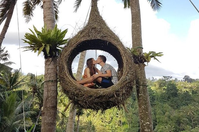 Experience Full Day to Bali Swing Temple and Monkey Forest - Craft villages on the way: batik, wood carving, and gold/silver work