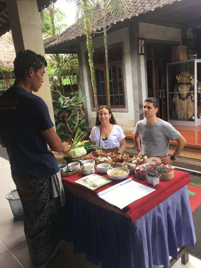 Jambangan bali cooking class with morning market tour - Eating Your Work: Lunch and Dinner in the Warung and Garden