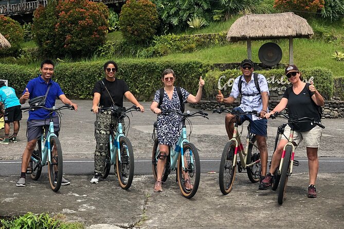 Jatiluwih E-bikes Tour Cycling Group - The Jatiluwih Green Land stop: irrigation you can actually understand