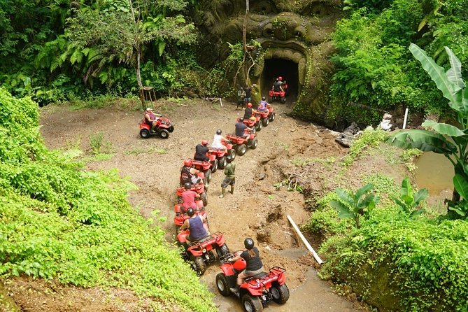 Jungle ATV Quad Bike Through Gorilla Face Cave - Gorilla-Mouth Cave: the signature moment on this Ubud ATV