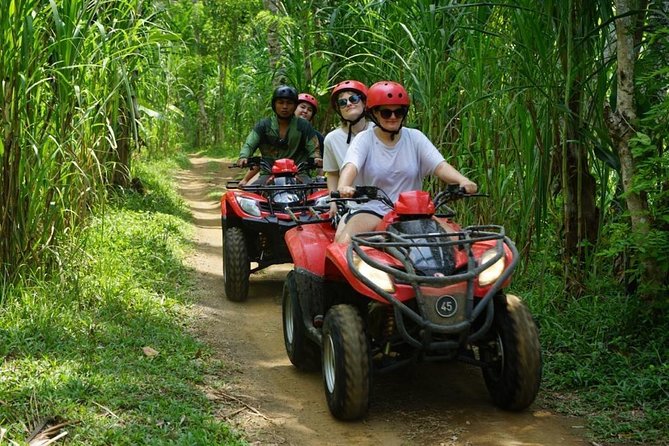 Jungle ATV Quad Bike Through Gorilla Face Cave - Quad Riding for Beginners: 250cc power, mud loops, and cave lighting