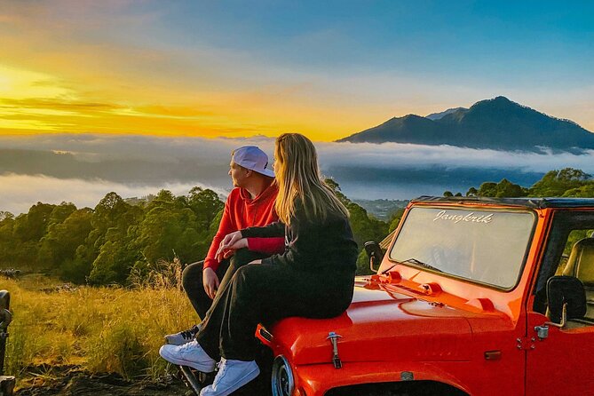Kintamani Black Lava Sunrise Jeep Adventure with Temple in Bali - Key things to know before you go