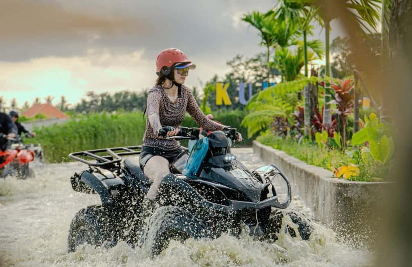 Kuber ATV Bali Through Waterfall and Long Tunnel - Getting picked up and getting ATV-ready in Ubud