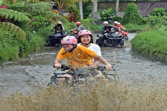 Kuber Bali ATV through Tunnel and Waterfall - The ride route: tunnel, waterfall, rice fields, and a long slog through wet trails