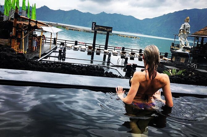 Monkey Forest, Holy Water Temple & Hot Springs Tours - Batur Natural Hotspring: Soak Time at the End of a Long Day