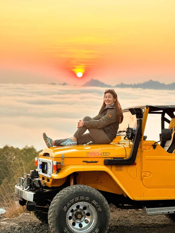 Mount Batur 4WD Jeep Sunrise Tour kintamani - The ride to the top: private 4WD jeep off-road realities
