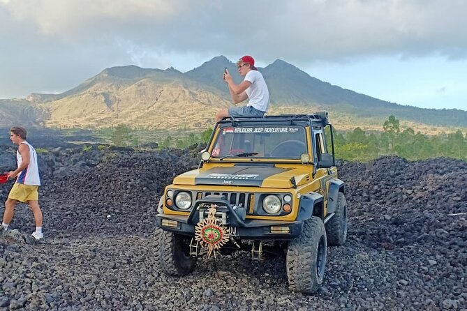 Mount Batur Black Lava Jeep Tour with Pickup - Your 4WD jeep ride: what it’s like on rugged black lava ground