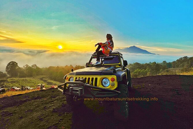 Mount Batur Jeep Sunrise (Private and Breakfast at Restaurant) - Mount Batur morning: hot drink and volcanic scenery