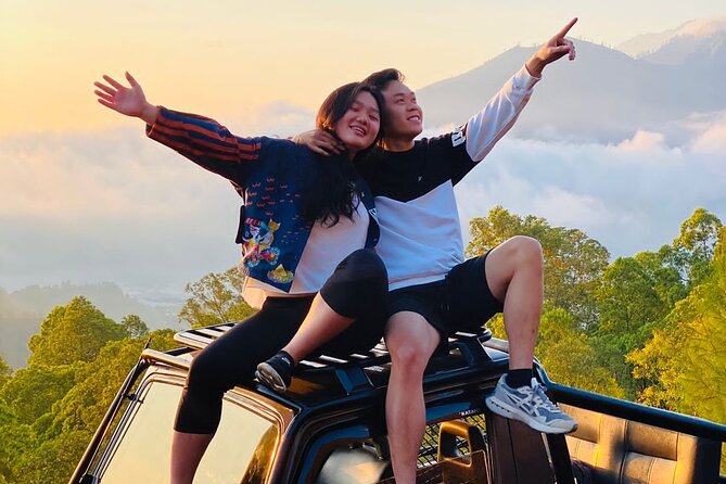 Mount Batur Jeep Tour: Sunrise, Black Lava,Black Sand &Hot Spring - After sunrise: walking the black lava fields without the hard grind