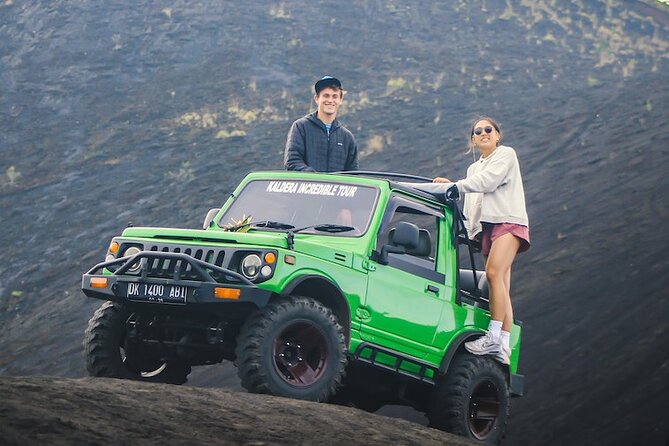 Mount Batur Sunrise Jeep Expedition - Jeep over black lava fields: off-road fun without the full trek