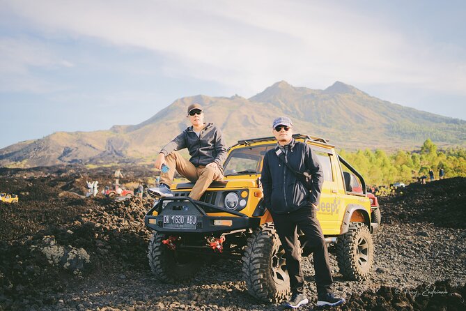 Mount Batur Sunrise Jeep With Black Lava - Sunrise on Mount Batur from a Quieter Route
