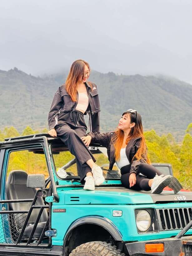 Mount Batur Sunset/Sunrise Jeep Tour & Natural Hot Springs - Coffee Plantation + Tea Tasting in Kintamani