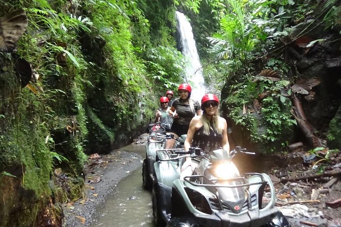 OFFICIAL ATV KUBER - Tunnel, Waterfall, Rice Field, River, Jungle - Included Safety and Gear: Helmet, Rubber Boots, Insurance
