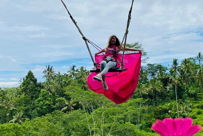 Private Ubud Tour with Swing - Satria Agrowisata swing: the fun stop with jungle views and herbal drinks