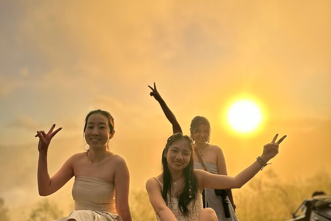 Sunrise / Sunset Jeep Tour Mt. Batur Kintamani & Hot Spring - Black lava and black sand: what you’re paying for at 7:00am