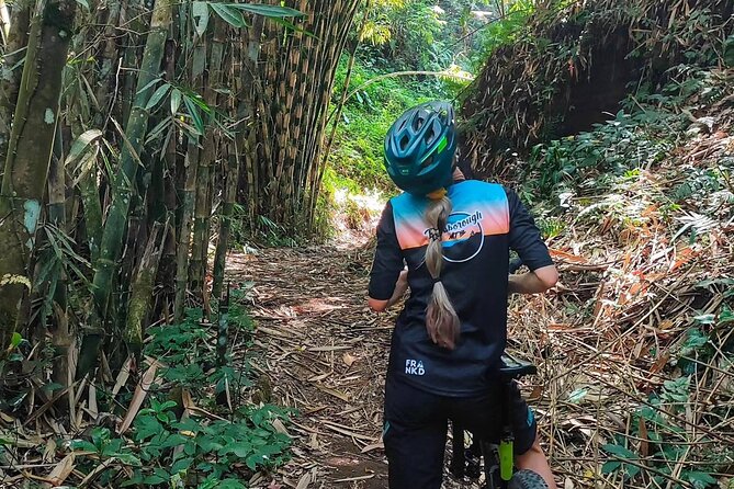 The Volcano Trail – Epic Volcano Cycling Adventure - Rice paddies and villages: the XC segment after the descent