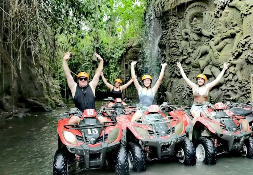 Ubud: ATV Bike Tour Kingkong Temple Cave,Waterfall-Free pool - Your Ride Route: Village, Rice Paddies, Forest Trails, Mud, and River Bits